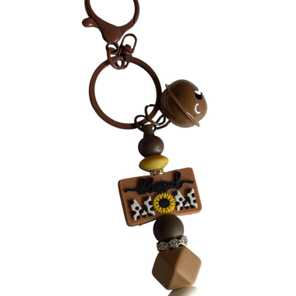 Charming Brown and Yellow Kids Keychain